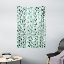 Geometrical Circles Dots Tapestry