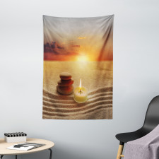 Meditation Yoga Candle Tapestry