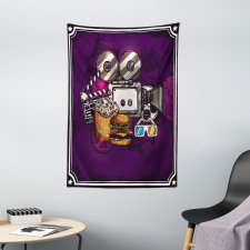 Burgers Popcorns Cinema Tapestry