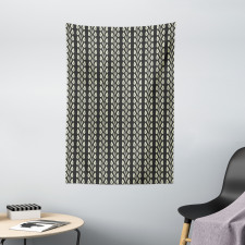 Vertical Wavy Leaf Tapestry