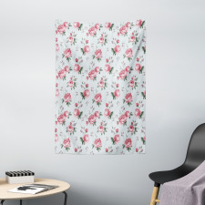 Spring Flowers Roses Tapestry