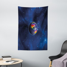 Earth LGBT Colors Tapestry