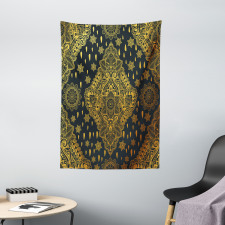 Boho Paisley Folklore Tapestry