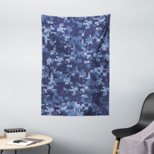 Grunge Camouflage Style Effect Tapestry