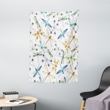 Minimalist Dragonflies Tapestry