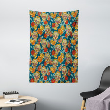 Diamond Eyes Roses Tapestry