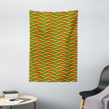 Ethiopian Wavy Stripes Tapestry