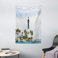 Lighthouse Palms Tapestry