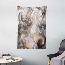 Retro Paintbrush Colors Tapestry