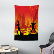 Baseball in the City Tapestry