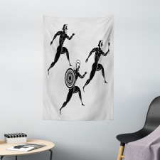 Spartan Runners Body Tapestry