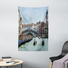 Venice Gondola Canal Photo Tapestry