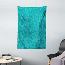 Triangles Squares Modern Tapestry