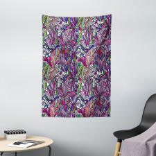 Tropical Jungle Bouquet Tapestry