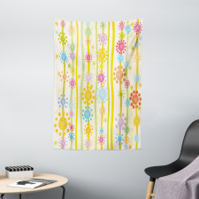 Colorful Cartoon Style Tapestry