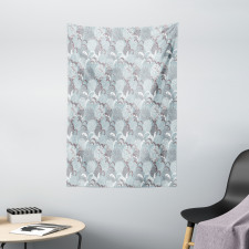 Soft Shabby Petals Leaf Tapestry