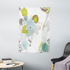 Pastel Romantic Ornament Tapestry