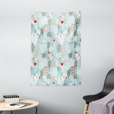 Valentines Birds Tapestry