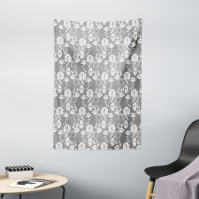 Leaves Swirls and Dots Tapestry