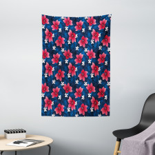 Exotic Flora Tapestry