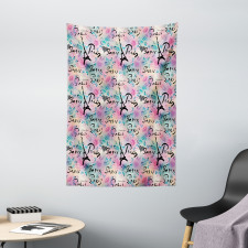 Rose Flowers Romantic Tapestry