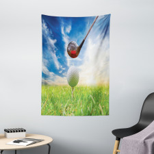 Golf Club and Ball Tapestry