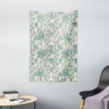 Pale Toned Lattice Tapestry