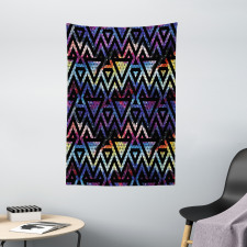 Galaxy Theme Lines Tapestry