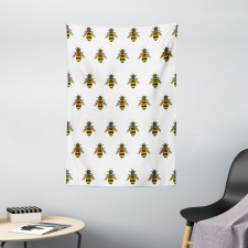 Honey Maker Insect Pattern Tapestry