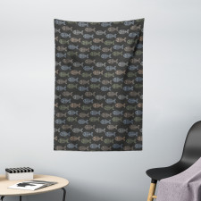 Vintage Animal Bone Design Tapestry