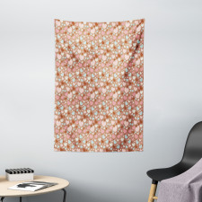 Colorful Little Hearts Tapestry