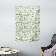 Pastel Floral Ornaments Tapestry