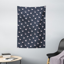 Dark Lake with Calm Waves Tapestry