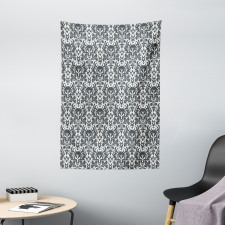 Damask Inspired Flourish Tapestry