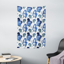 Roses with Leaves Tapestry