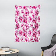 Abstract Peonies Tapestry