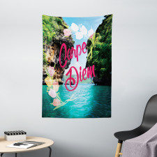 Carpe Diem Message Tapestry