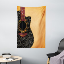 Floral Folk Ornaments Tapestry