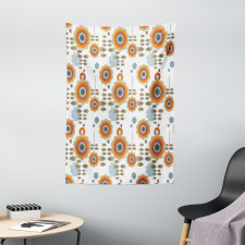 Floral Abstract Petals Art Tapestry