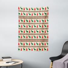 Pixel Art Christmas Tapestry