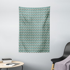 Abstract Wavy Lines Tapestry