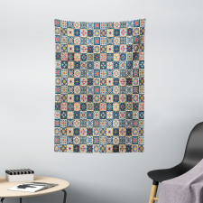 Portuguese Tiles Motif Tapestry