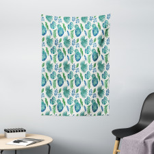 Monstera Coconut Palm Tapestry