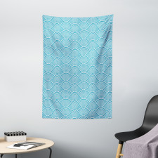 Japanese Ocean Sea Waves Tapestry