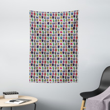Abstract Fictional Beings Tapestry