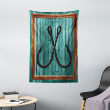 Fishing Lures Anchor Tapestry
