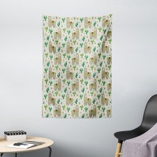 Flora and Fauna Motifs Tapestry