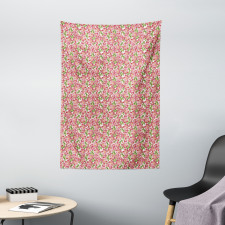 Vintage Peony Bouquet Tapestry