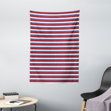 American Flag Motif Tapestry