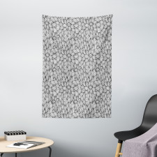 Line Art Foliage Tapestry